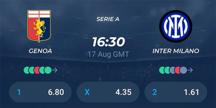 Genoa vs Inter Milan - Pertandingan Pembuka Yang Menegangkan