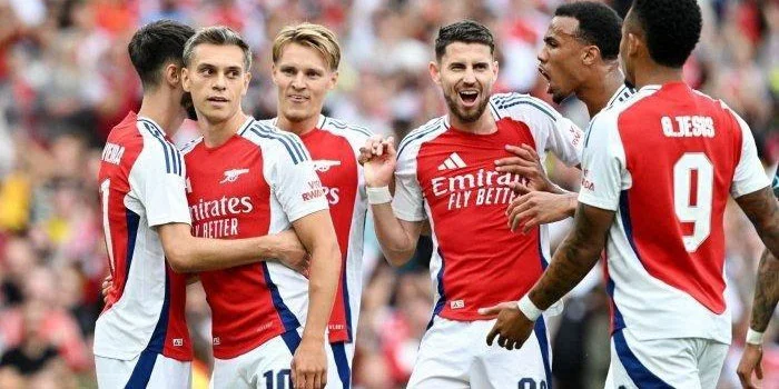 Hasil Emirates Cup 2024 Arsenal Libas Lyon