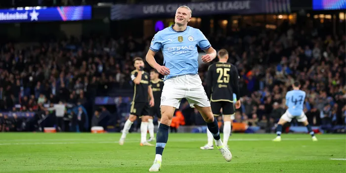 Erling Haaland - Mencetak Dua Gol saat Manchester City Menghancurkan Sparta Prague